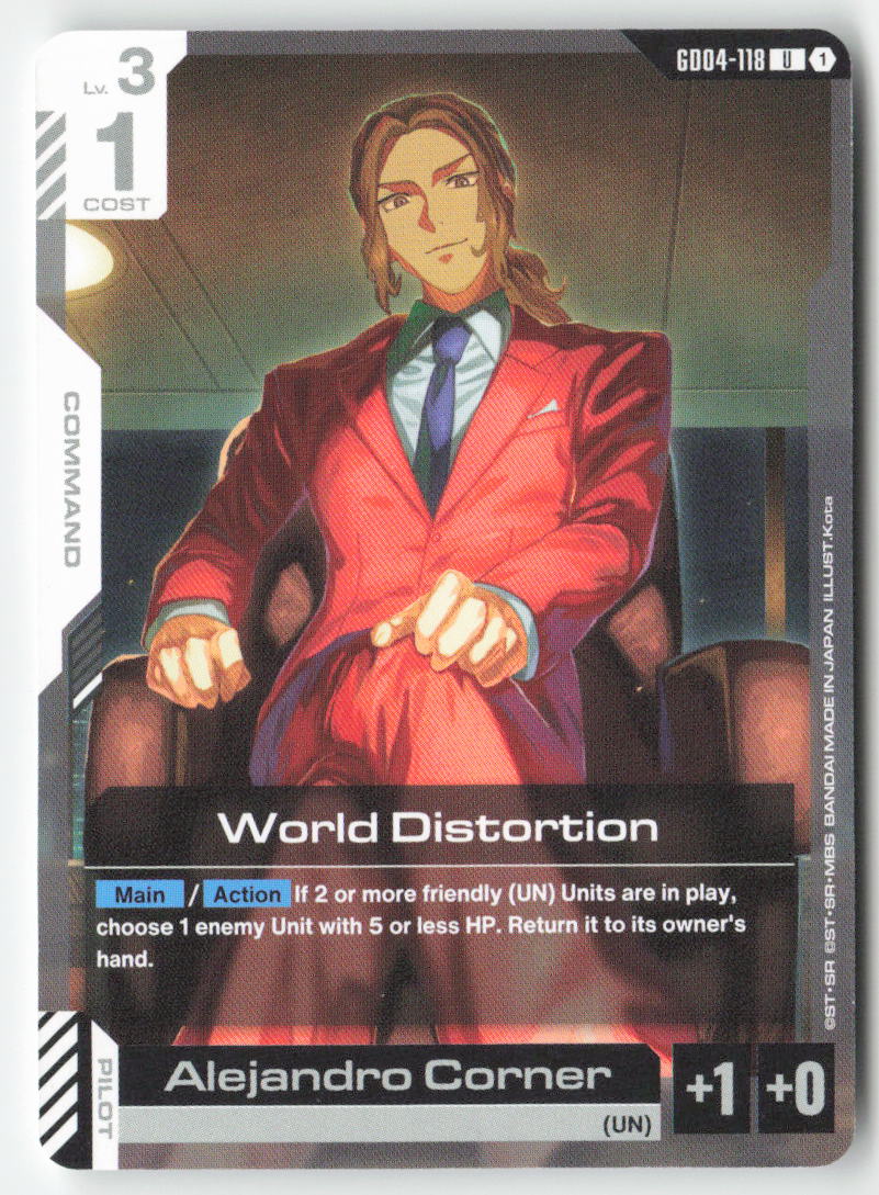 World Distortion GD04-118 Uncommon Normal Lightly Played