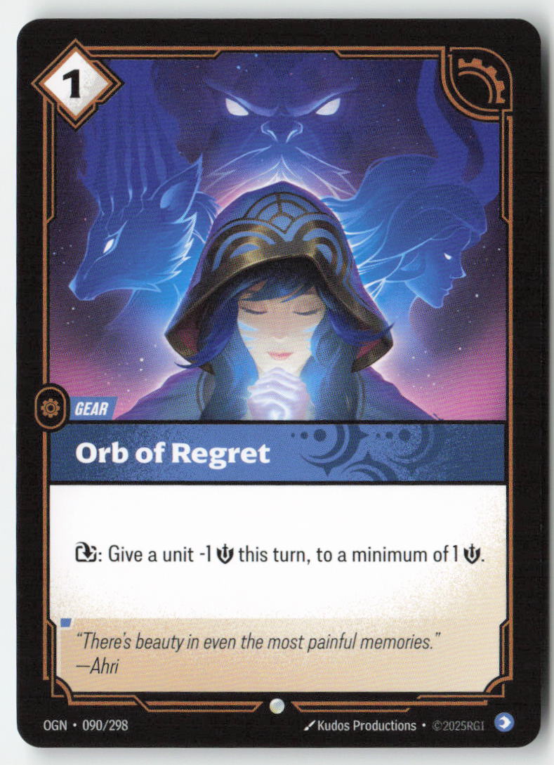 Orb of Regret #090/298 - Origins - Riftbound - Common - Lightly Played
