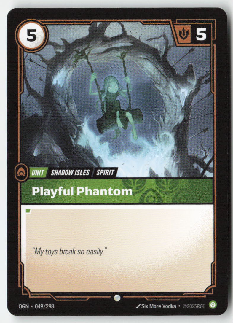 Playful Phantom #049/298 - Origins - Riftbound - Common - Lightly Played