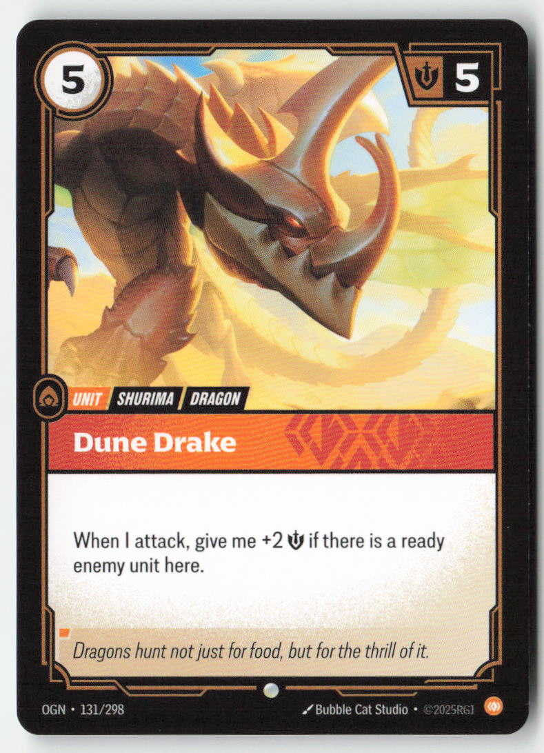 Dune Drake #131/298 - Origins - Riftbound - Common - Lightly Played