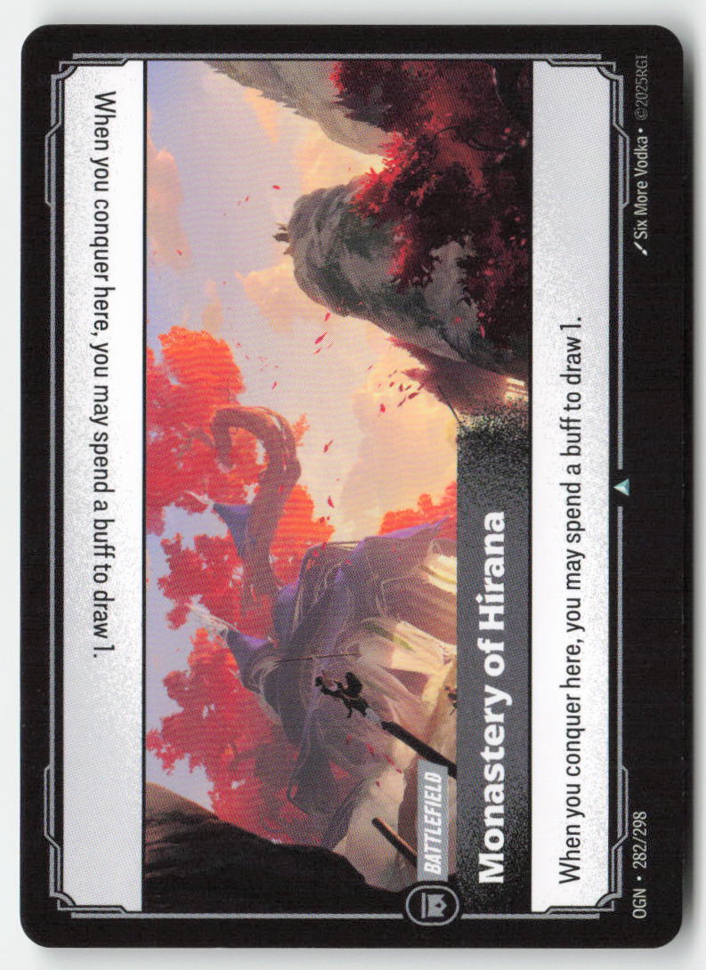 Monastery of Hirana #282/298 - Origins - Riftbound - Uncommon - Lightly Played