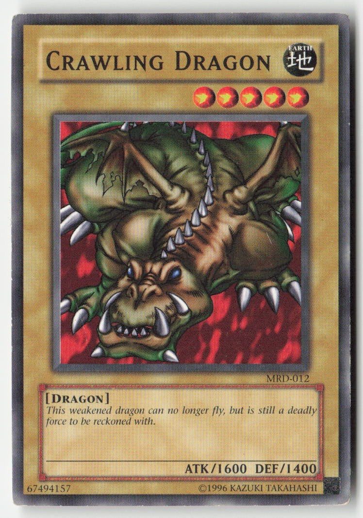Crawling Dragon MRD-012 Unlimited Common Moderately Played, Front