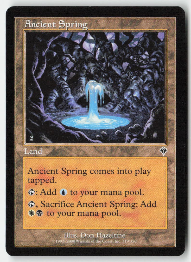 Ancient Spring INV 319 Common Moderately Played, Front