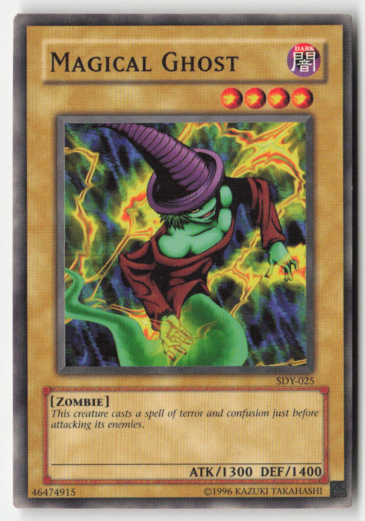 Magical Ghost SDY-025 Unlimited Common Moderately Played, Front