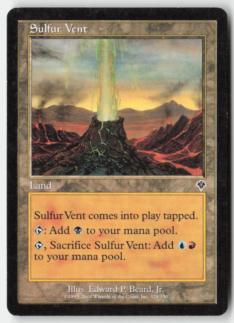 Sulfur Vent INV 328 Common Moderately Played