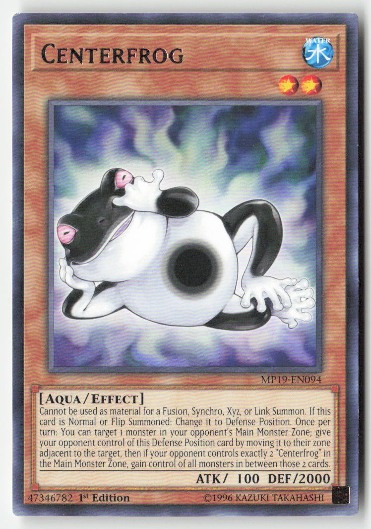 Centerfrog MP19-EN094 1st Edition Rare Moderately Played, Front