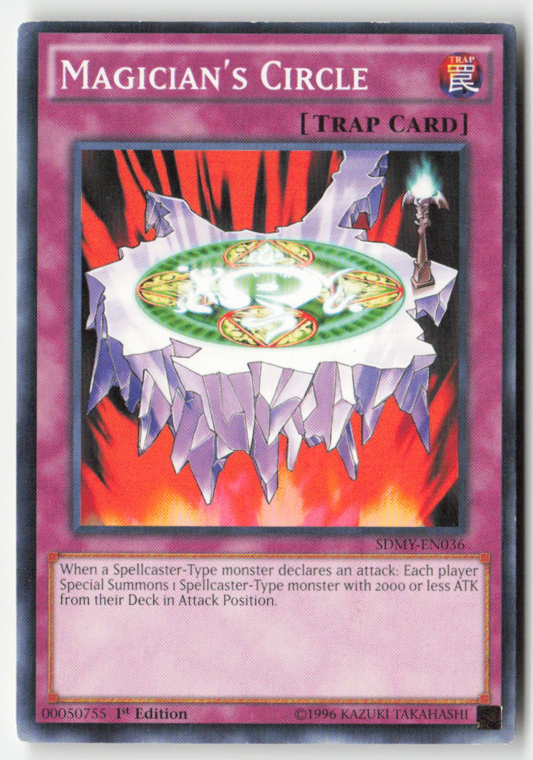 Magician's Circle SDMY-EN036 1st Edition Common Moderately Played, Front