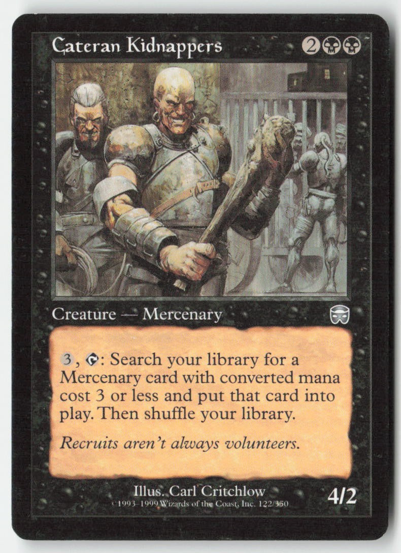 Cateran Kidnappers MMQ 122 Uncommon Moderately Played, Front