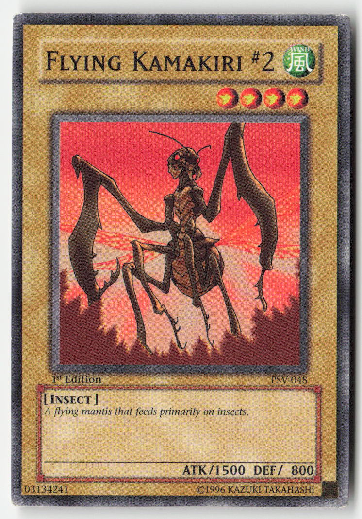Flying Kamakiri #2 PSV-048 1st Edition Common Moderately Played, Front