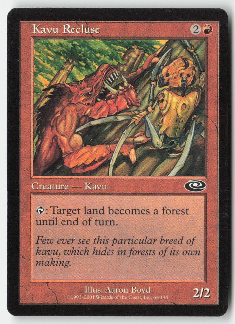Kavu Recluse PLS 64 Common Moderately Played