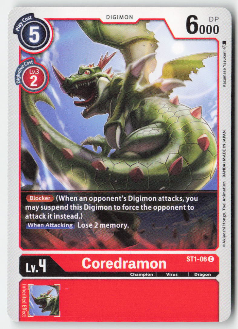 Coredramon ST1-06 Normal Common Near Mint