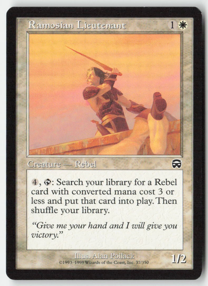 Ramosian Lieutenant MMQ 37 Common Moderately Played