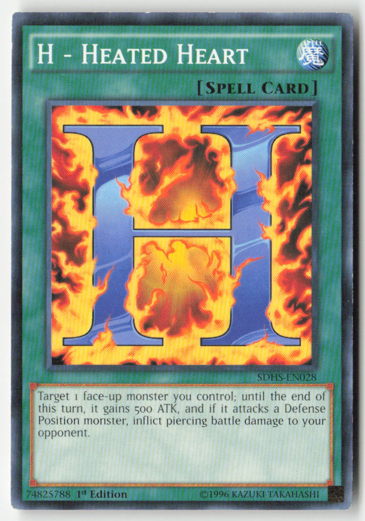 H - Heated Heart SDHS-EN028 1st Edition Common Moderately Played