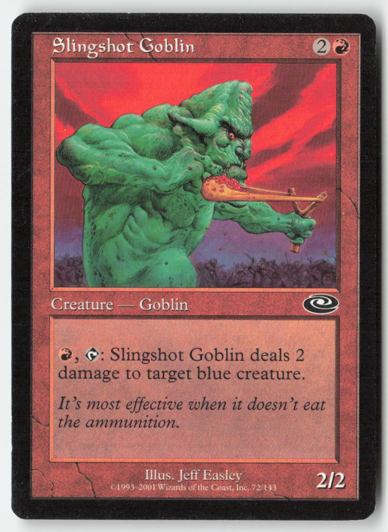 Slingshot Goblin PLS 72 Common Moderately Played