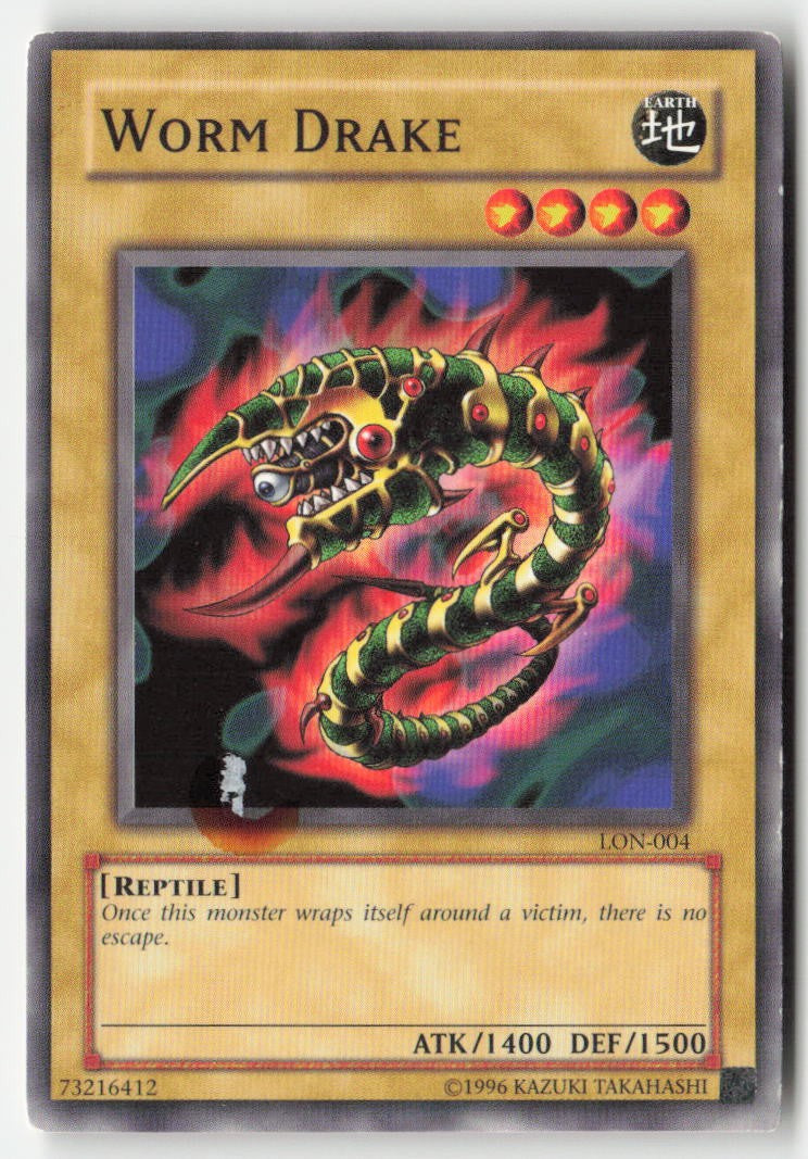 Worm Drake LON-004 Unlimited Common Moderately Played