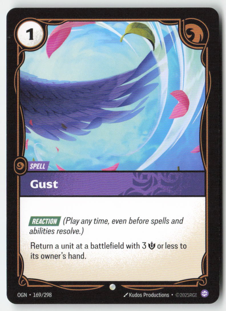 Gust #169/298 - Origins - Riftbound - Common - Lightly Played