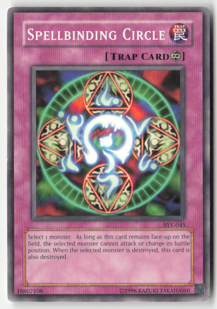 Spellbinding Circle SYE-045 Unlimited Common Moderately Played, Front