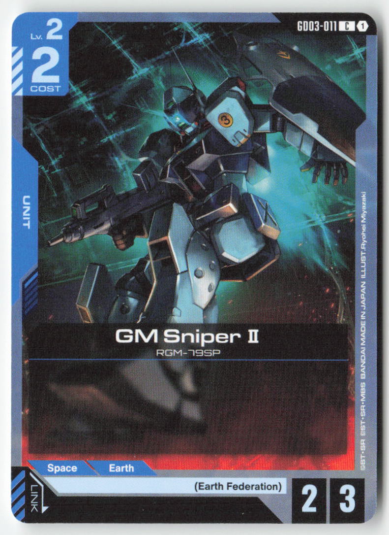 GM Sniper II GD03-011 Common Normal Lightly Played