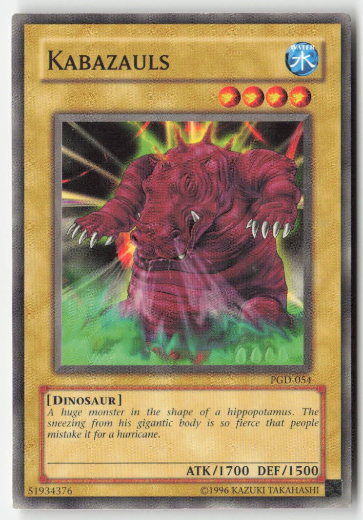 Kabazauls PGD-054 Unlimited Common Moderately Played, Front