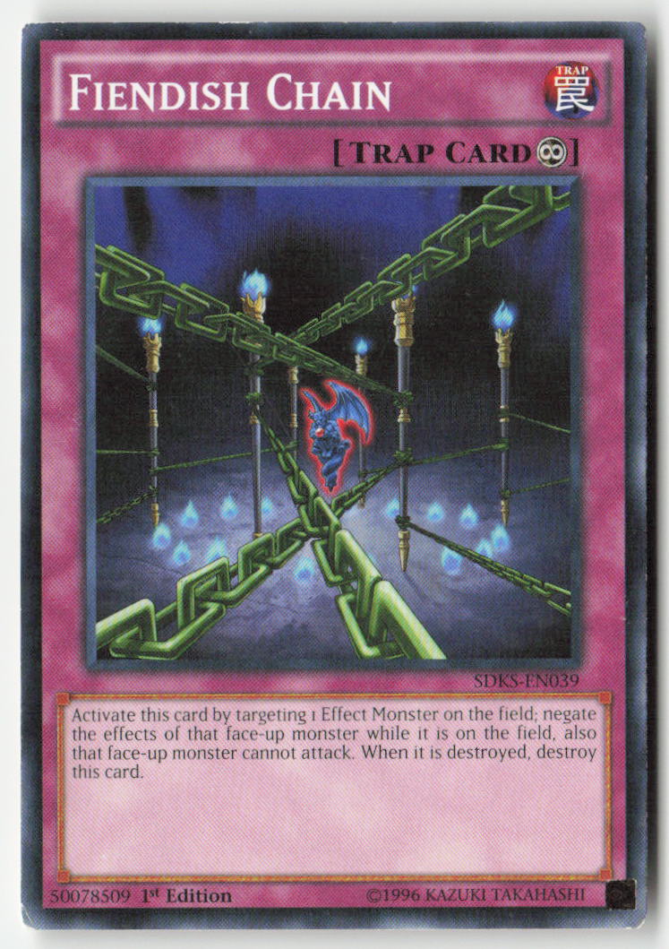 Fiendish Chain SDKS-EN039 1st Edition Common Moderately Played