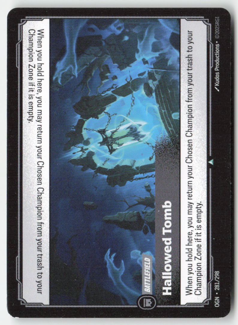 Hallowed Tomb #281/298 - Origins - Riftbound - Uncommon - Lightly Played