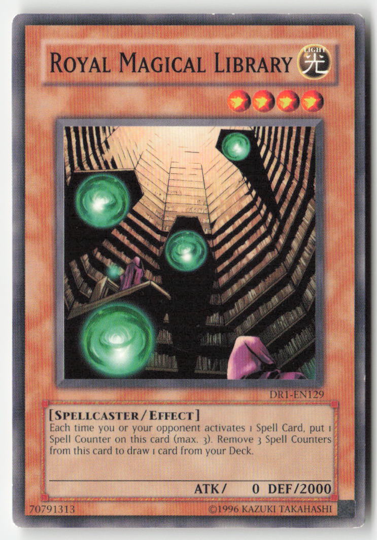 Royal Magical Library DR1-EN129 Unlimited Common Moderately Played, Front