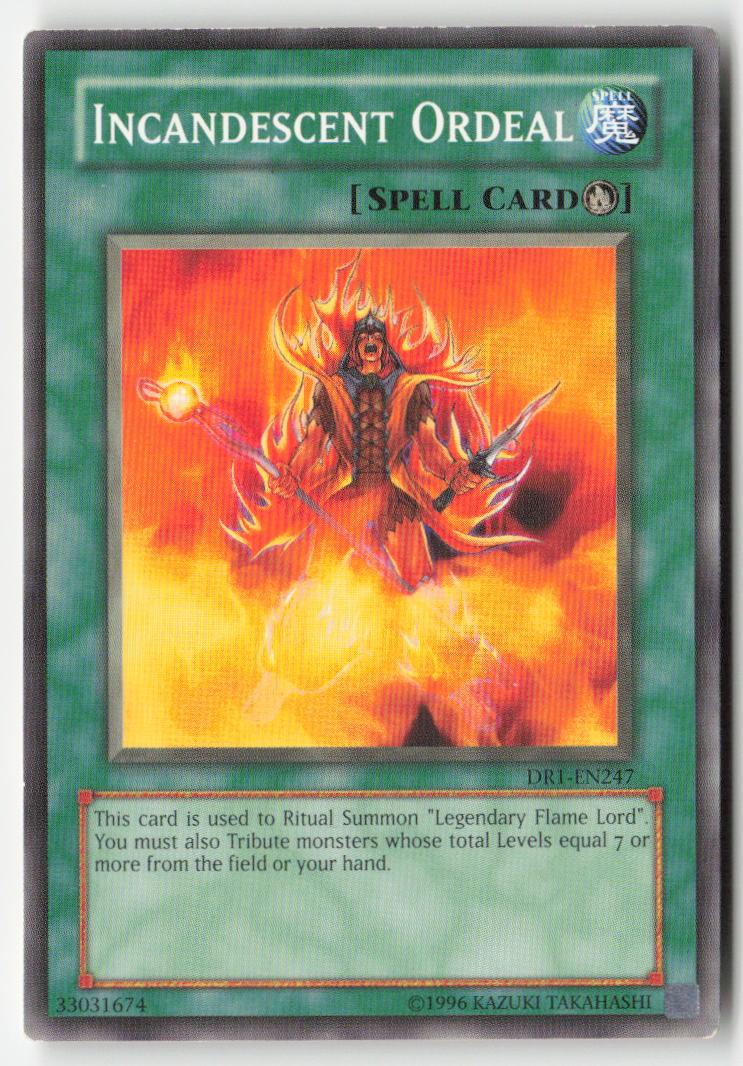 Incandescent Ordeal DR1-EN247 Unlimited Common Moderately Played