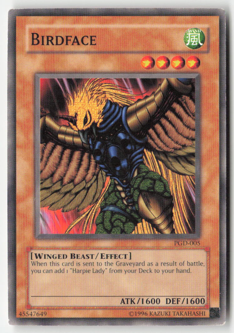 Birdface PGD-005 Unlimited Common Moderately Played, Front