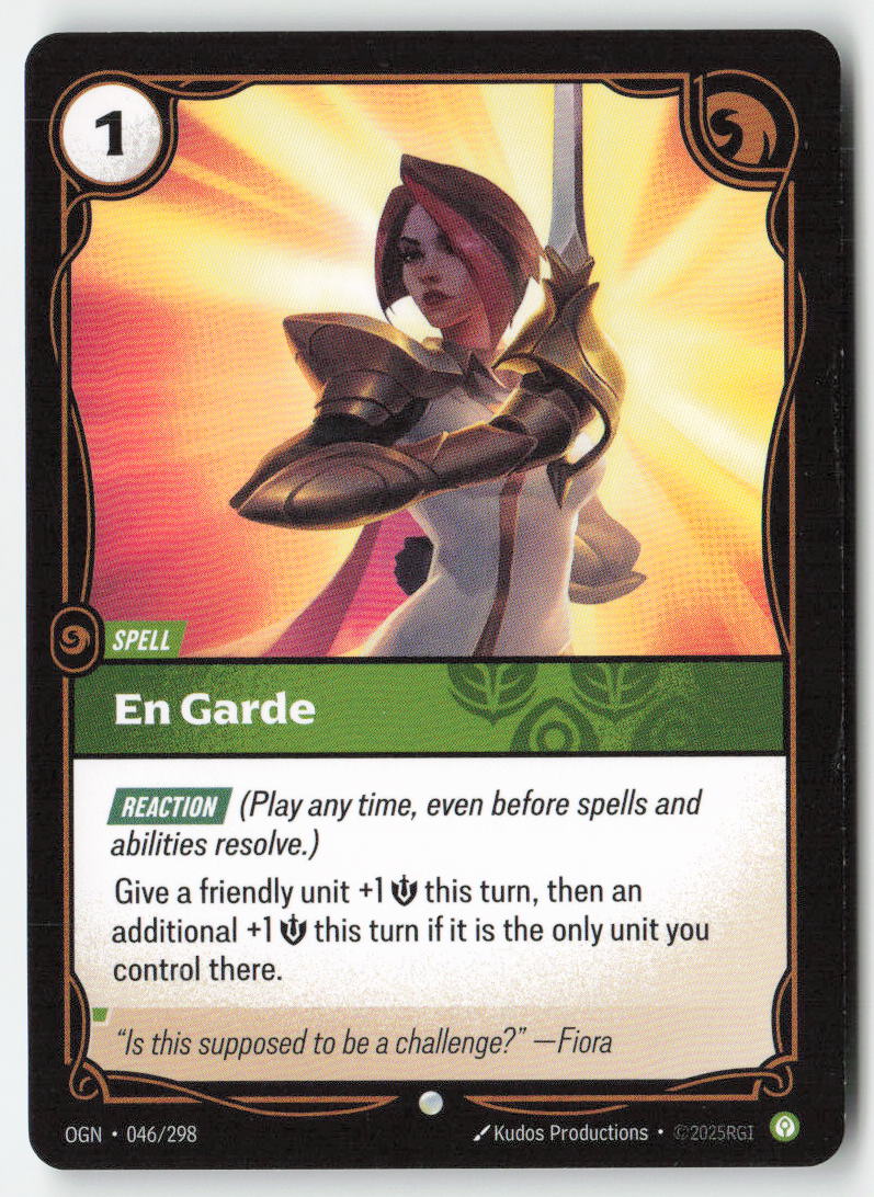 En Garde #046/298 - Origins - Riftbound - Common - Lightly Played
