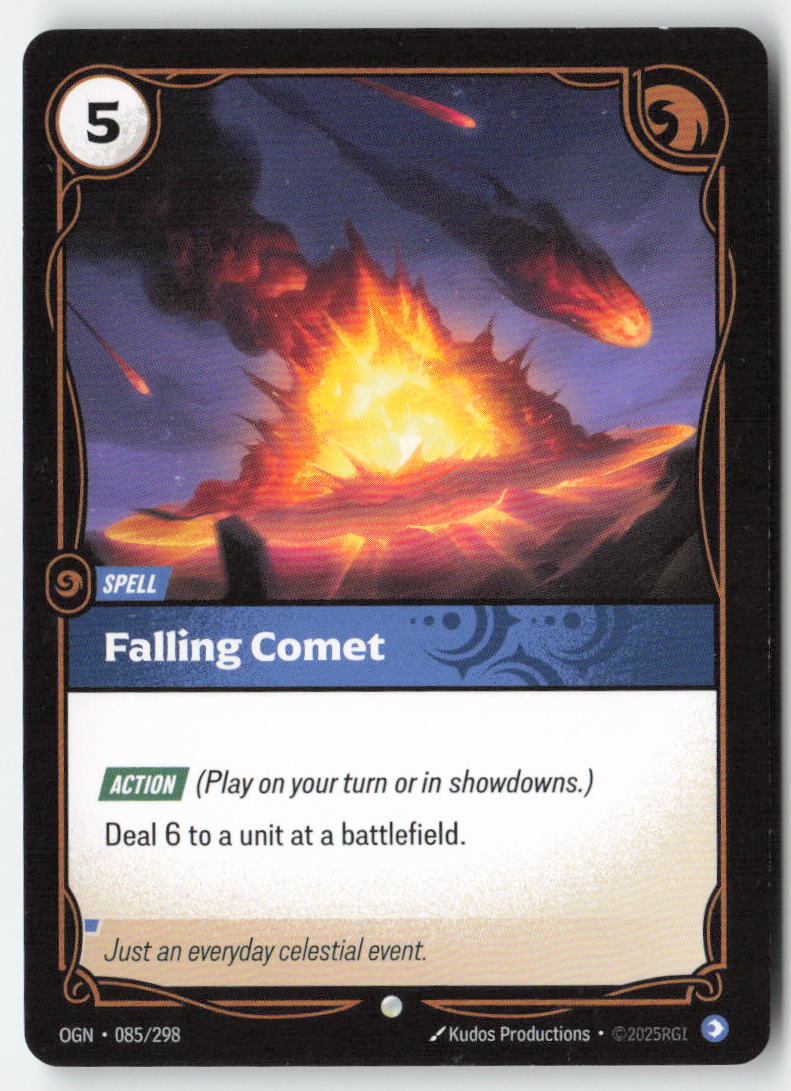 Falling Comet #085/298 - Origins - Riftbound - Common - Lightly Played