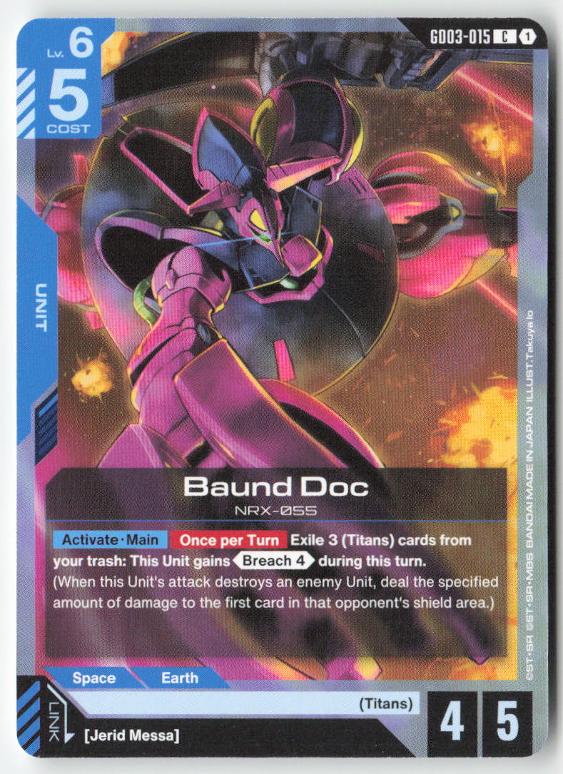 Baund Doc GD03-015 Common Normal Lightly Played, Front