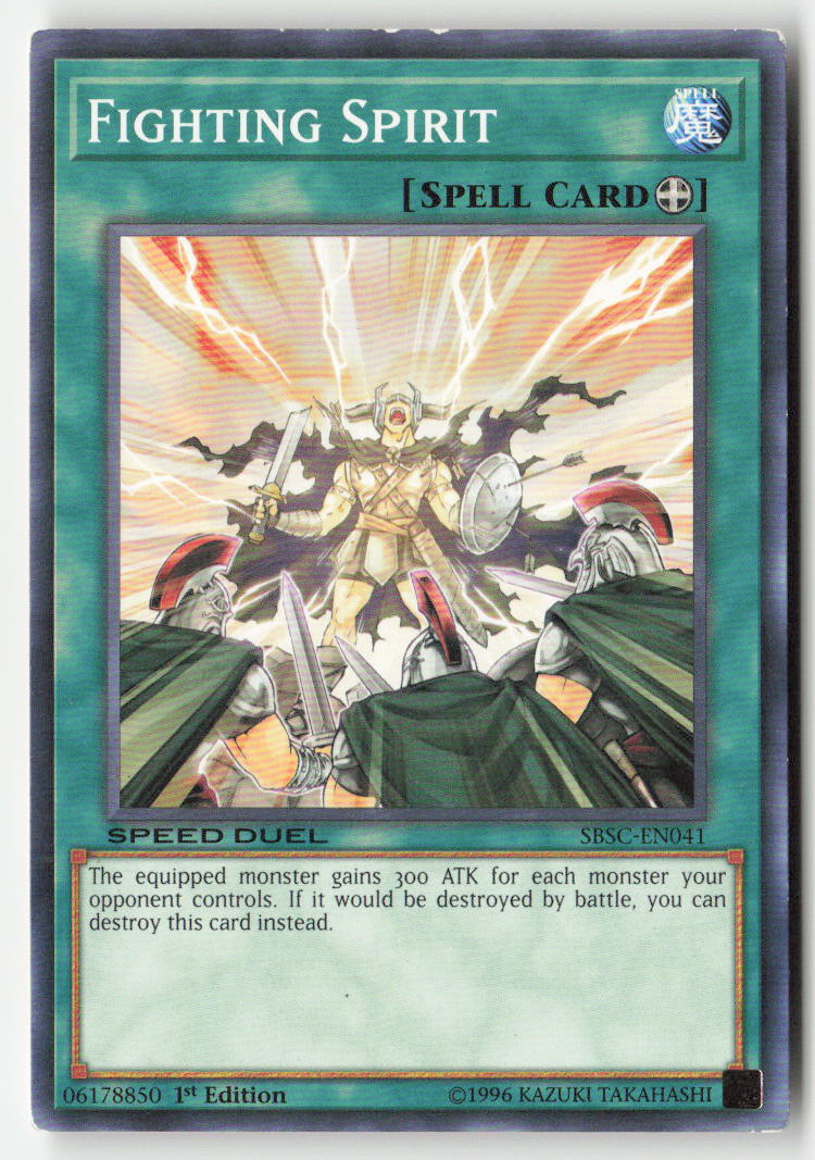 Fighting Spirit SBSC-EN041 1st Edition Common Moderately Played