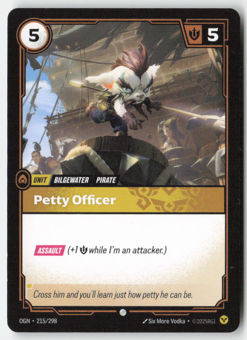 Petty Officer #215/298 - Origins - Riftbound - Common - Lightly Played