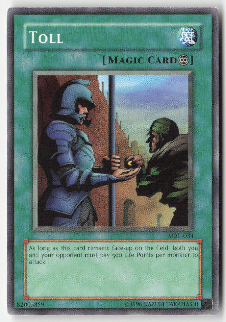 Toll MRL-034 Unlimited Common Moderately Played, Front