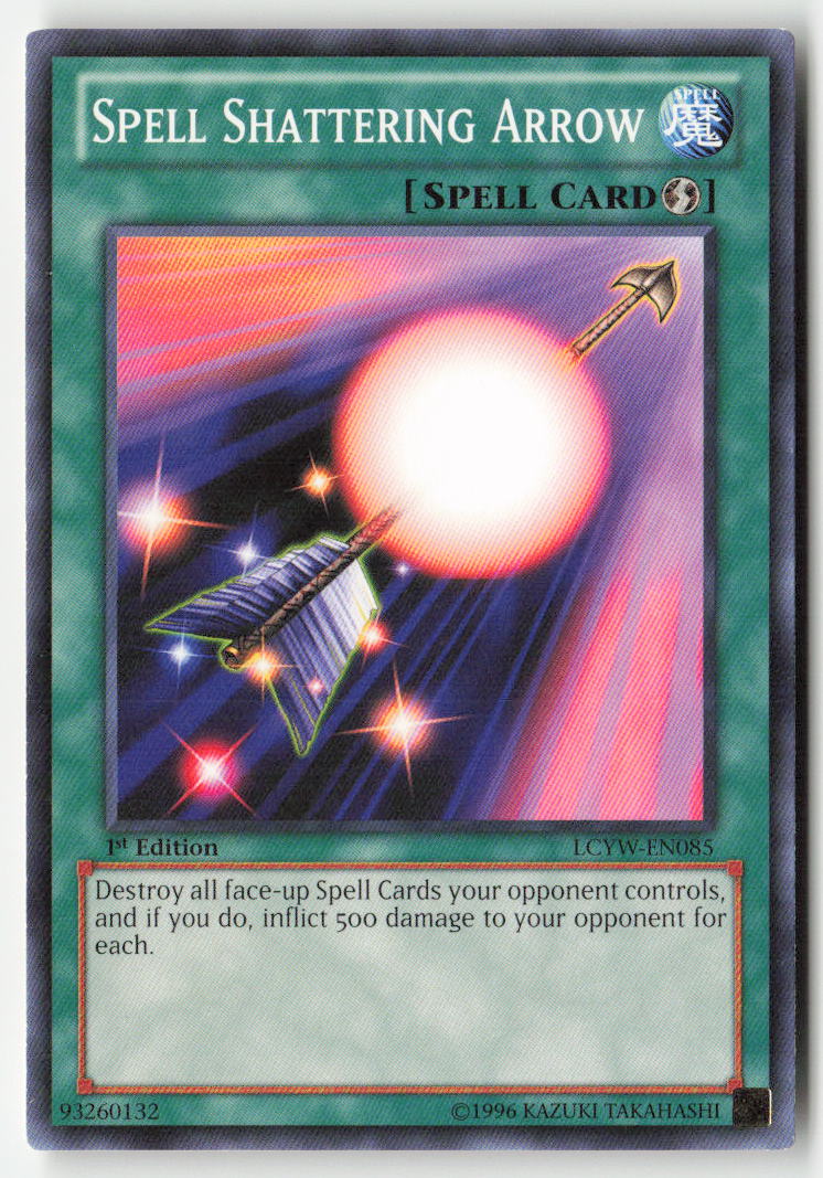 Spell Shattering Arrow LCYW-EN085 1st Edition Common Moderately Played