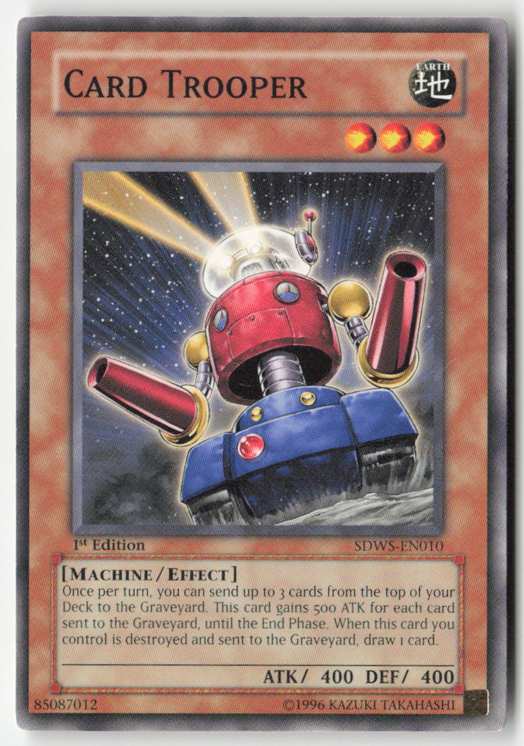 Card Trooper SDWS-EN010 1st Edition Common Moderately Played