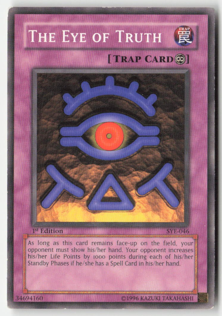 The Eye of Truth SYE-046 1st Edition Common Moderately Played