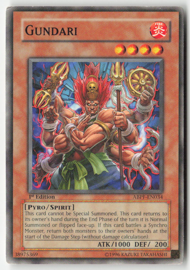 Gundari ABPF-EN034 1st Edition Common Moderately Played