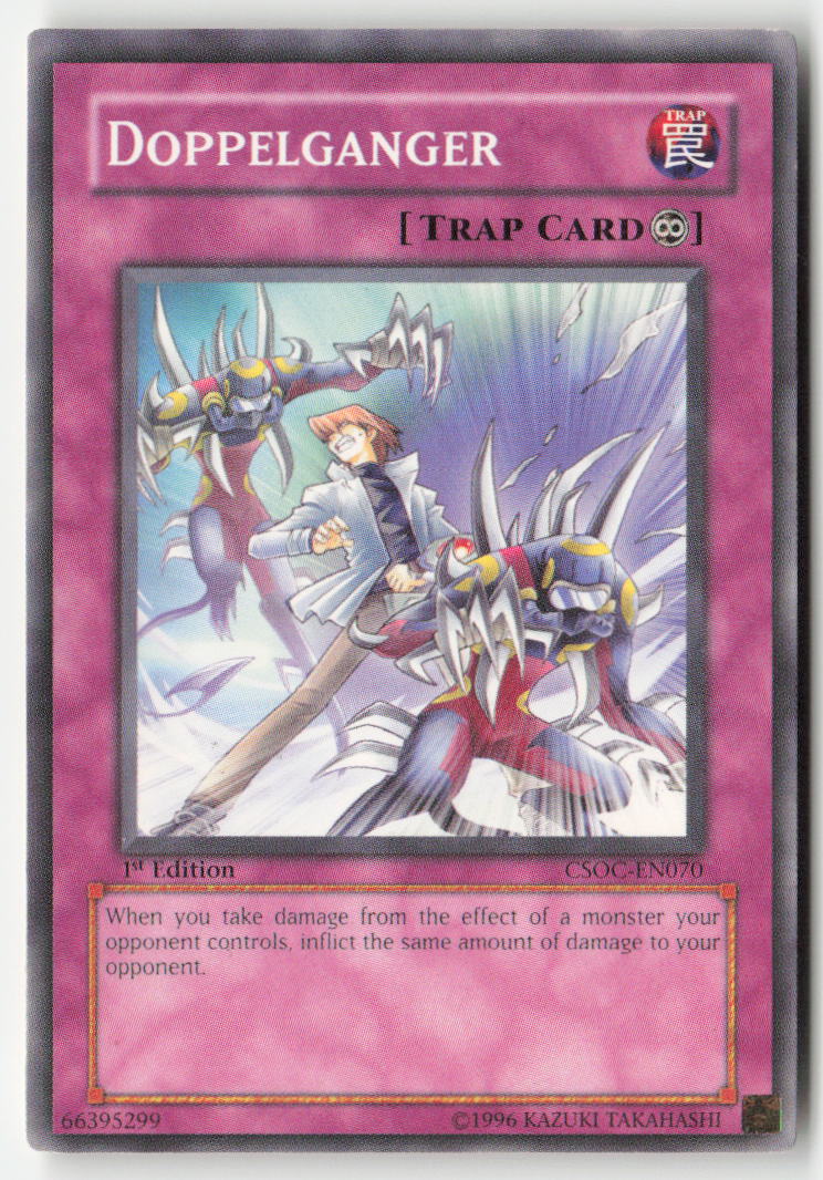 Doppelganger CSOC-EN070 1st Edition Common Moderately Played, Front