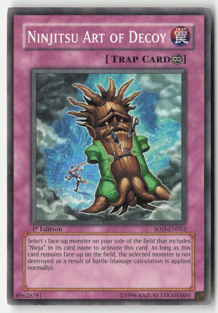 Ninjitsu Art of Decoy SOD-EN052 1st Edition Common Moderately Played, Front