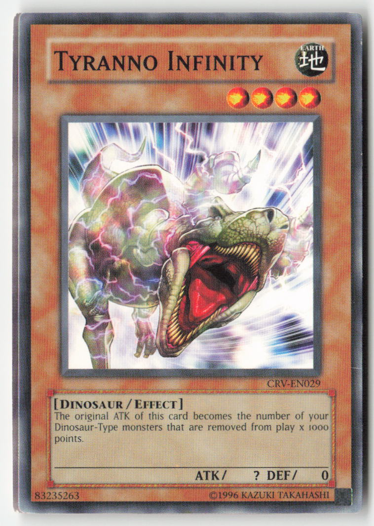 Tyranno Infinity CRV-EN029 Unlimited Common Moderately Played