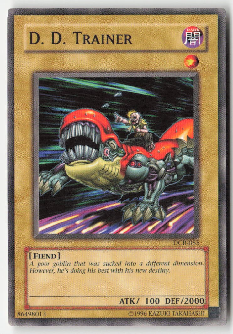 D.D. Trainer DCR-055 Unlimited Common Moderately Played, Front