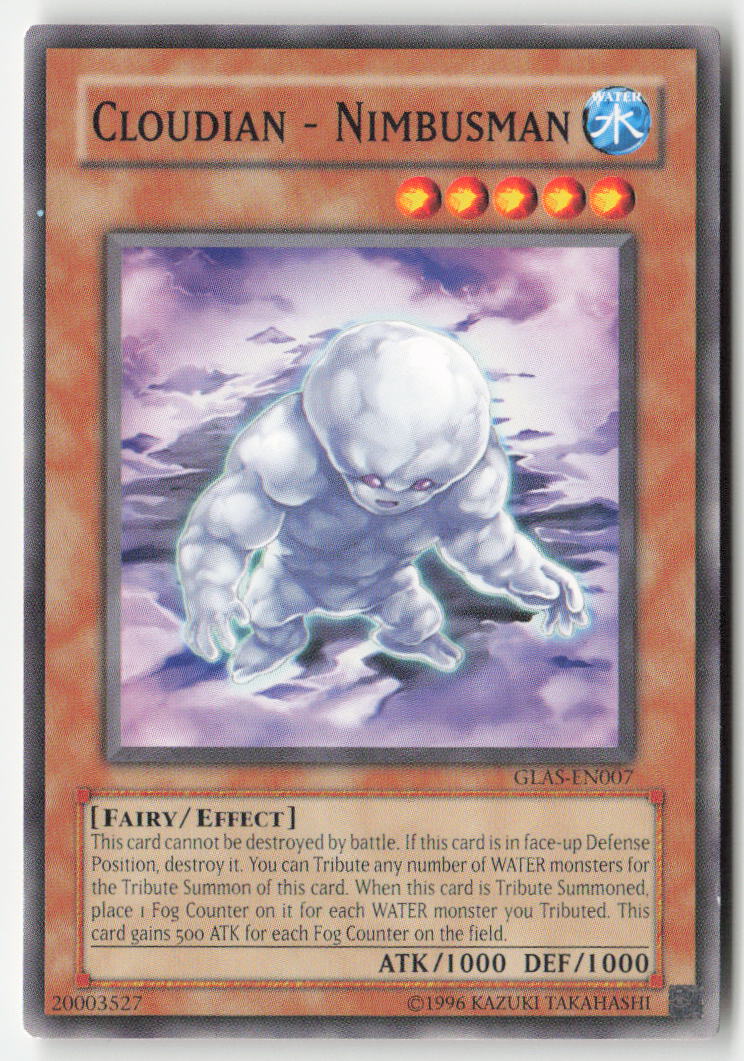 Cloudian - Nimbusman GLAS-EN007 Unlimited Common Moderately Played, Front