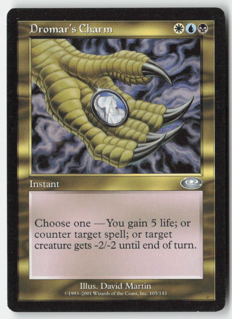 Dromar's Charm PLS 105 Uncommon Moderately Played