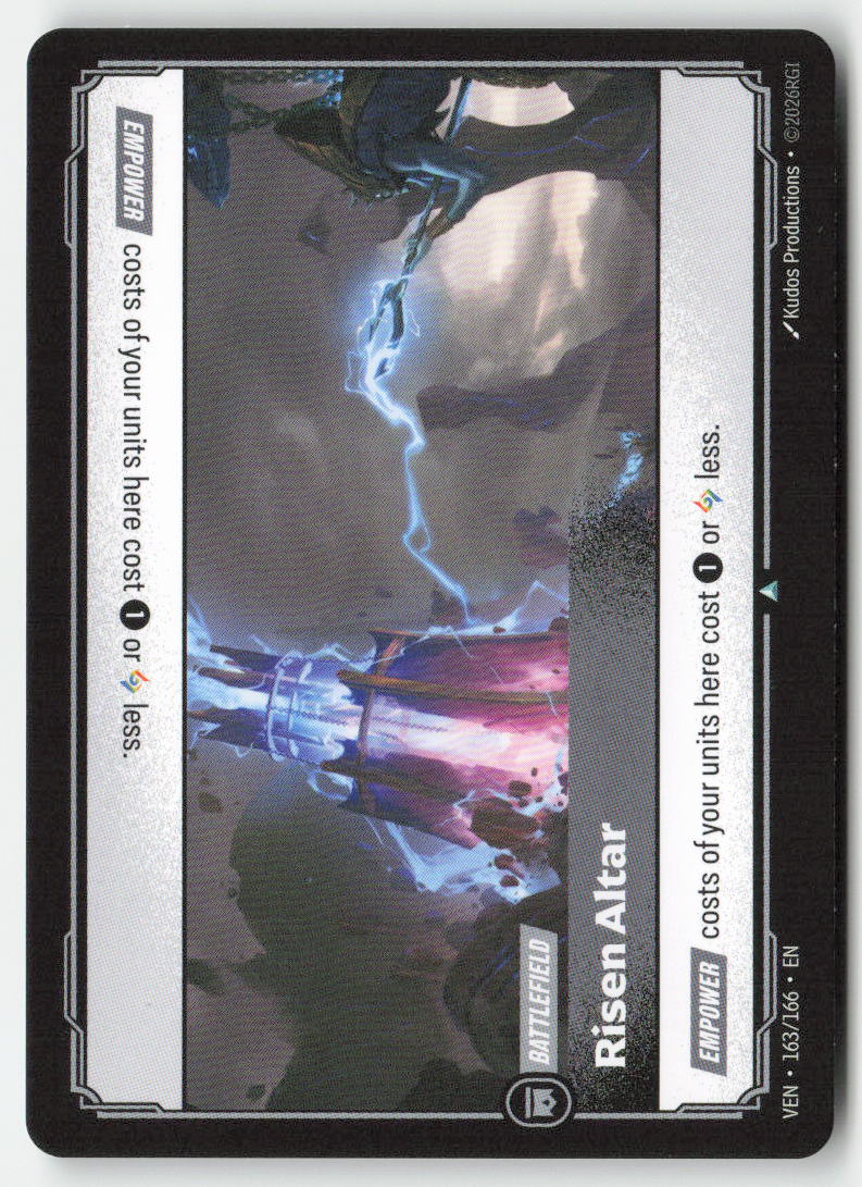 Risen Altar #163/166 - Vendetta - Riftbound - Uncommon - Lightly Played, Front