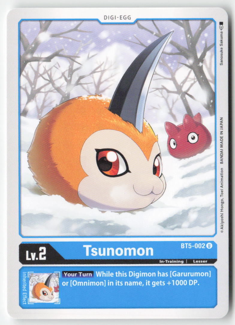 Tsunomon BT5-002 Normal Uncommon Near Mint