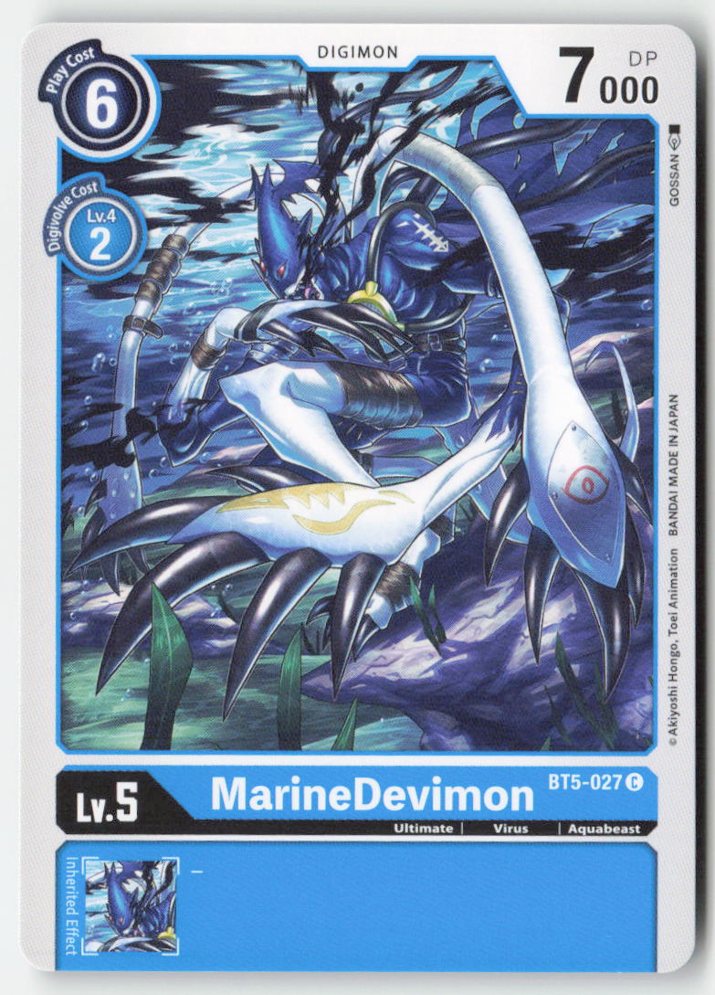 MarineDevimon BT5-027 Normal Common Near Mint