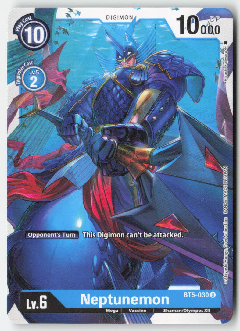 Neptunemon BT5-030 Normal Uncommon Near Mint, Front