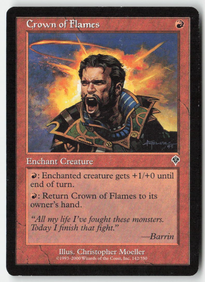 Crown of Flames INV 142 Common Moderately Played