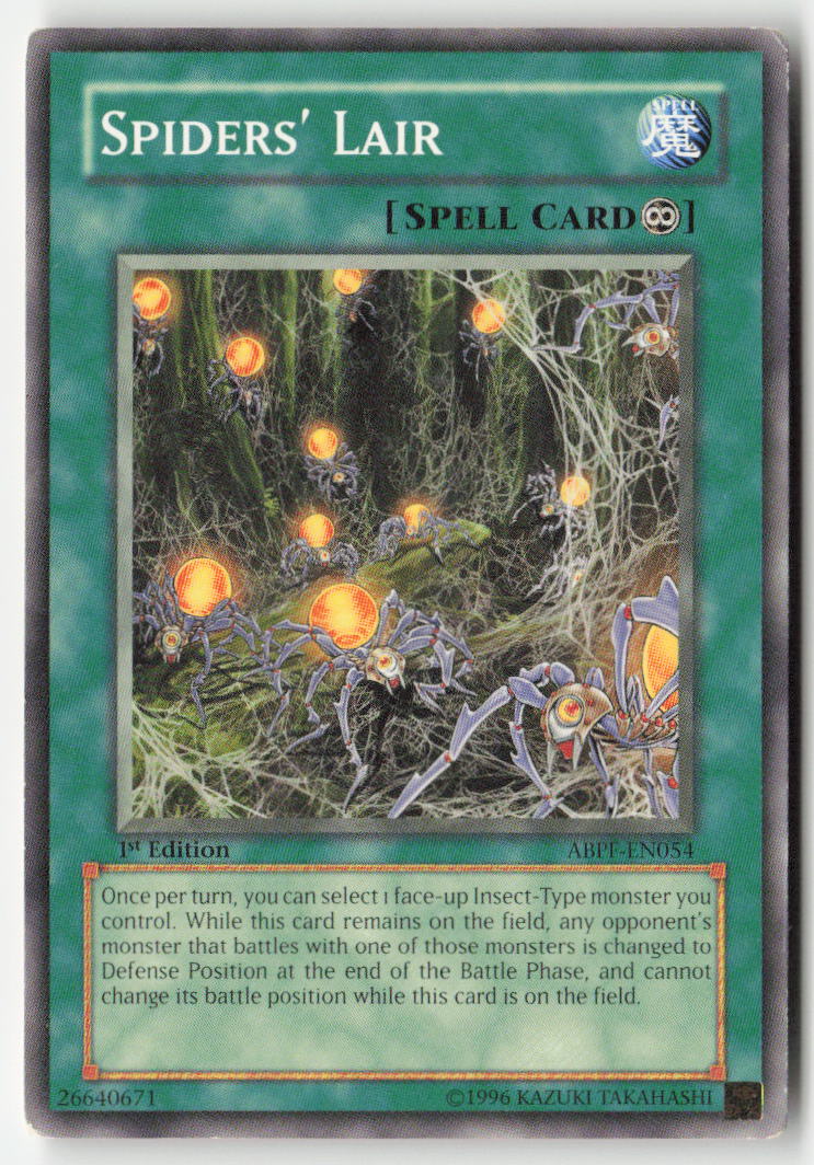 Spiders' Lair ABPF-EN054 1st Edition Common Moderately Played